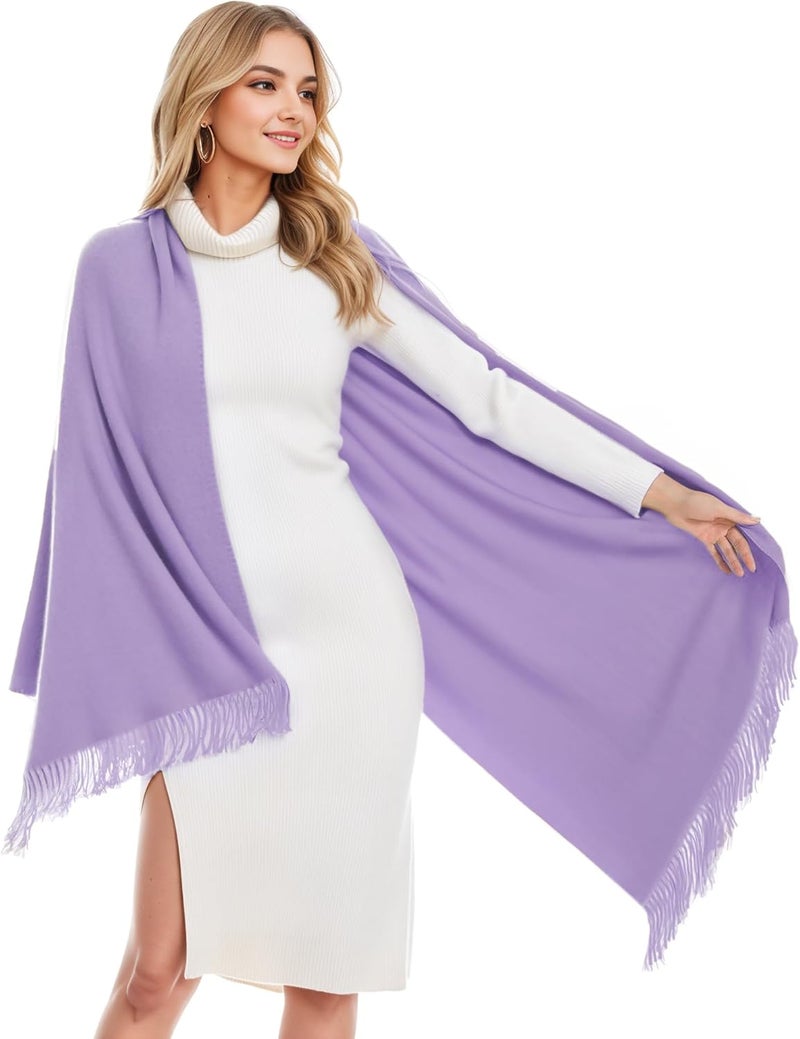 AURUZA Shawls and Wraps for Evening Dresses, Soft Pashmina Shawls for Women, Pashmina Shawls for Wedding Party - Image 1